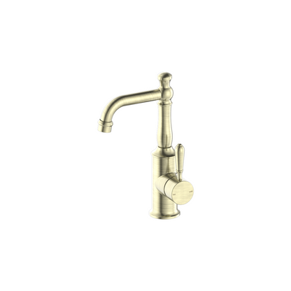 Nero York Basin Mixer Metal Lever Aged Brass - NR69210102AB