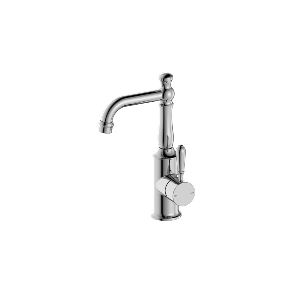 Nero York Basin Mixer Metal Lever Chrome - NR69210102CH