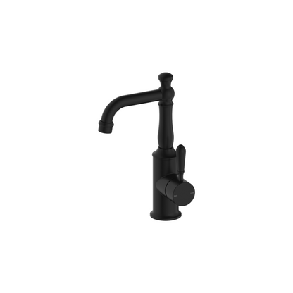 Nero York Basin Mixer Metal Lever Matte Black - NR69210102MB