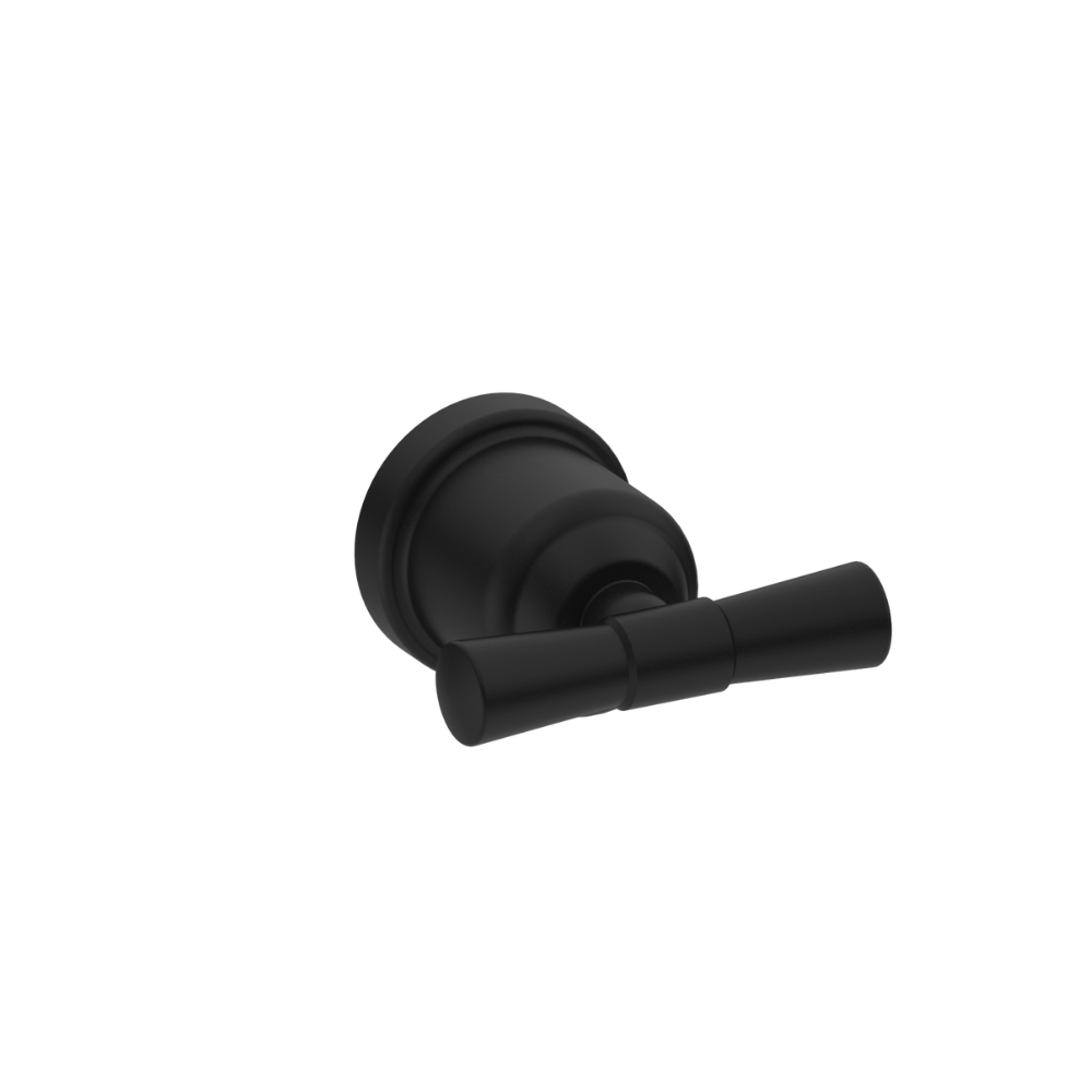 Nero York Robe Hook Matte Black - NR6982MB