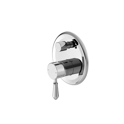 Nero York Shower Mixer With Divertor Metal Lever Chrome - NR692109a02CH