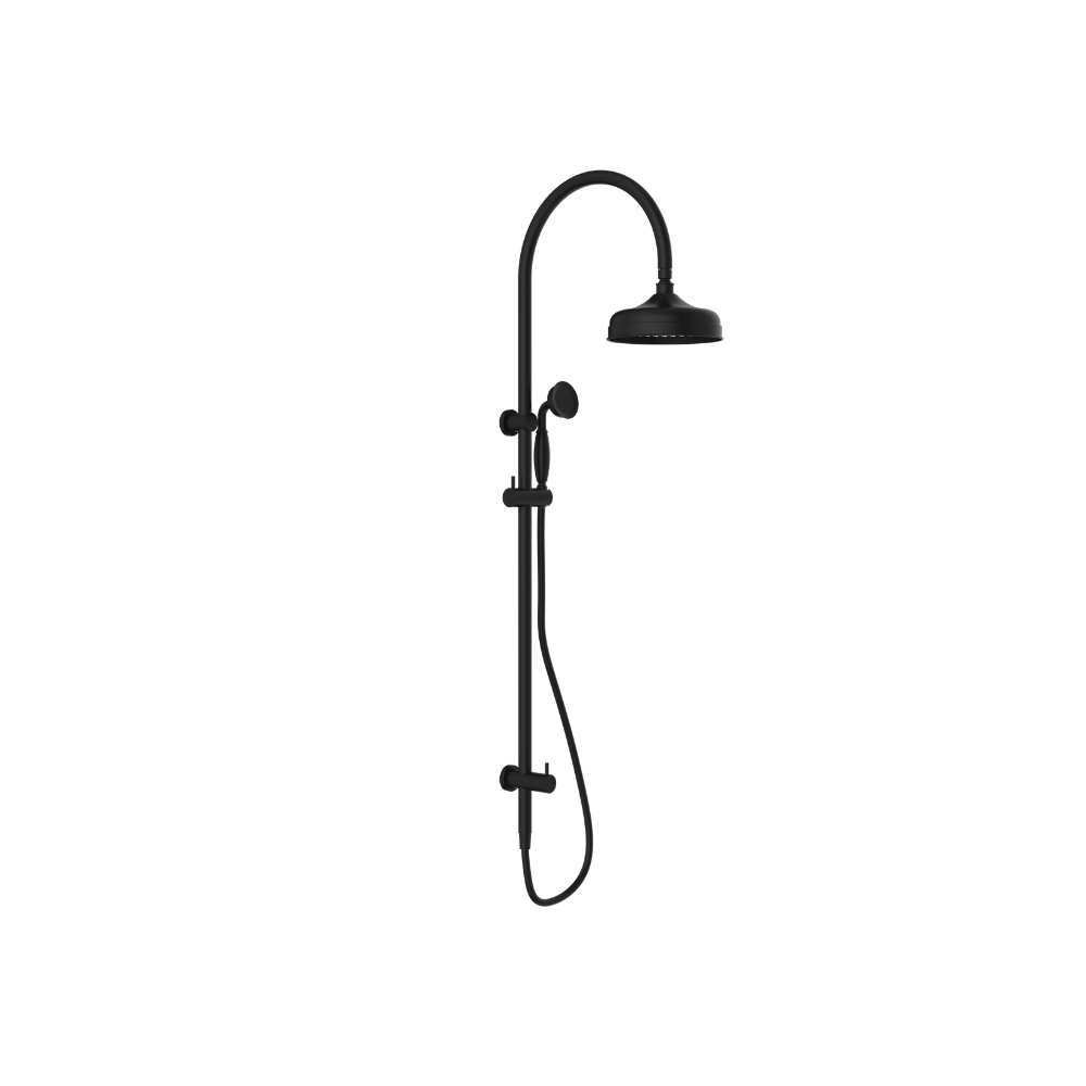 Nero York Twin Shower With Metal Hand Shower Matte Black - NR69210502MB