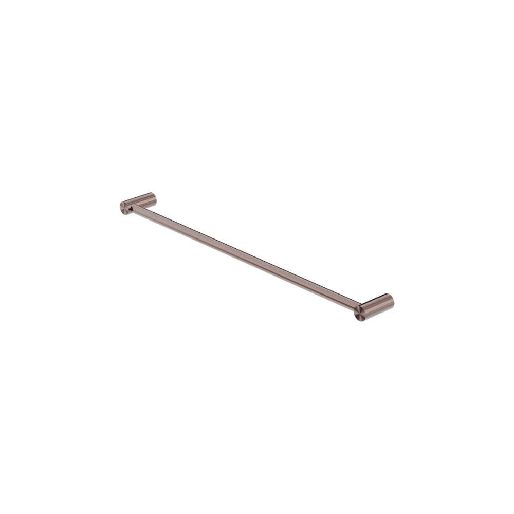 New Mecca Single Towel Rail 600mm Brushed Bronze - NR2324BZ