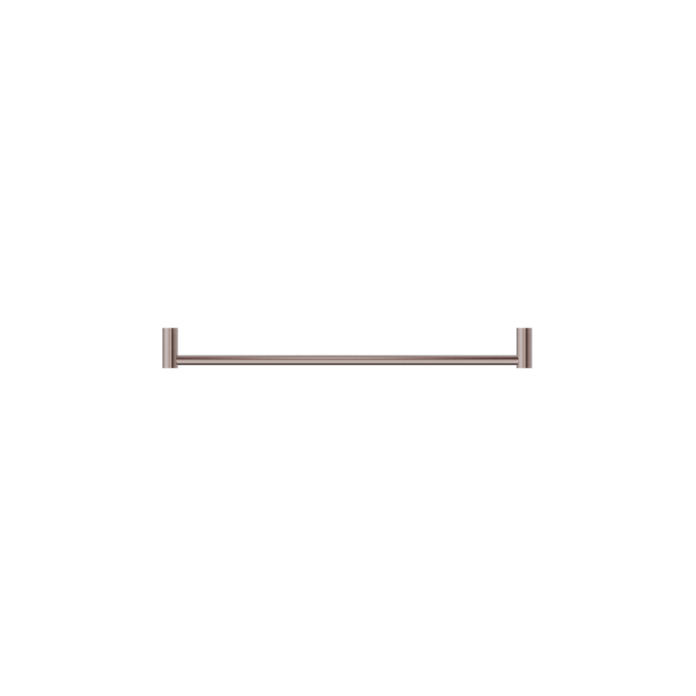 New Mecca Single Towel Rail 600mm Brushed Bronze - NR2324BZ