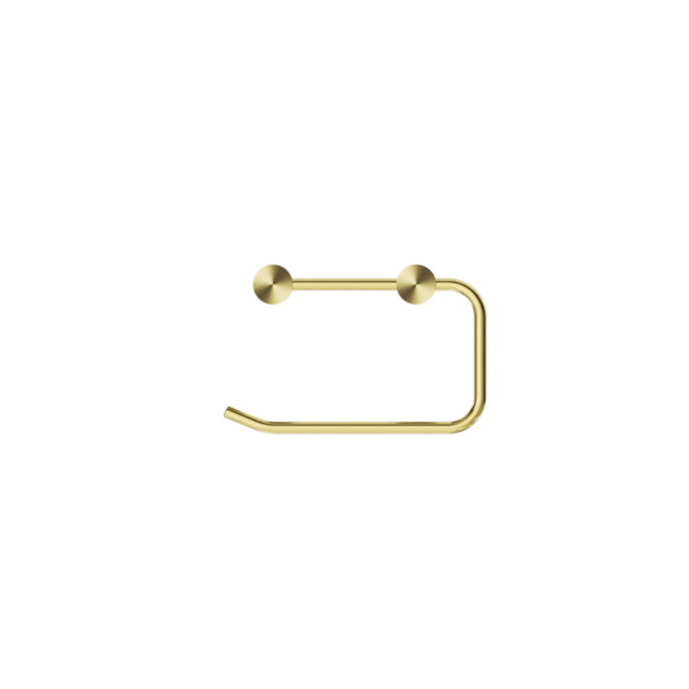 New Mecca Toilet Roll Holder Brushed Gold - NR2386BG