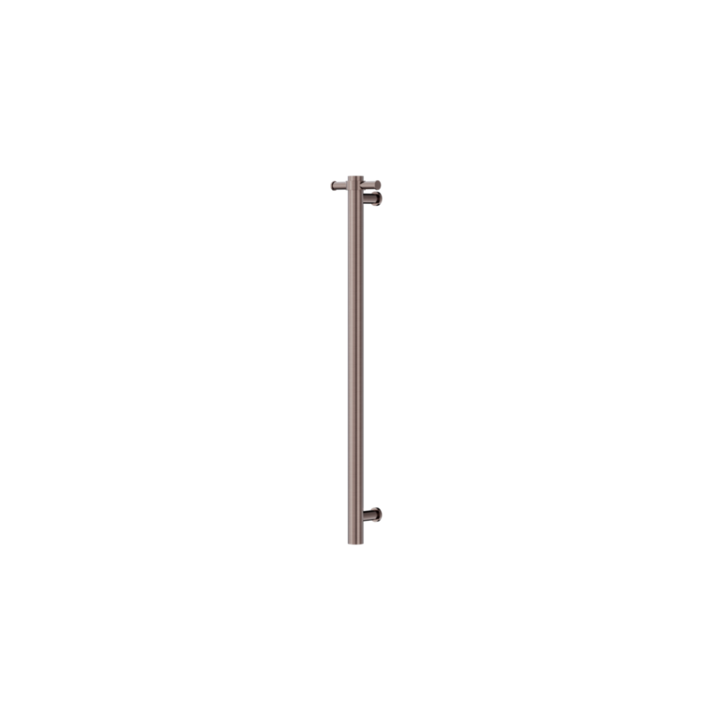 NON-HEATED VERTICAL TOWEL RAIL 900MM BRUSHED BRONZE