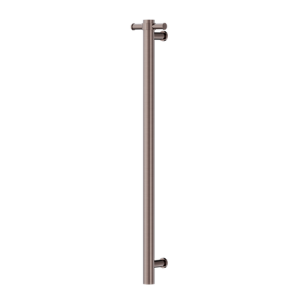 NON-HEATED VERTICAL TOWEL RAIL 900MM BRUSHED BRONZE