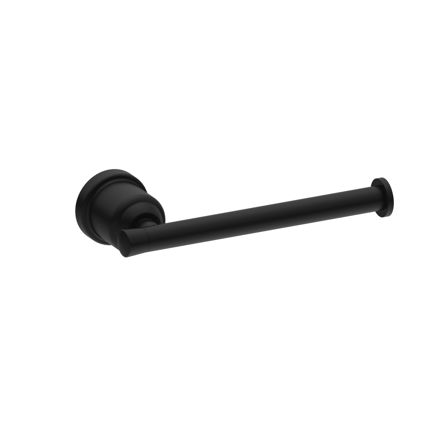 Nero York Toilet Roll Holder Matte Black - NR6986MB