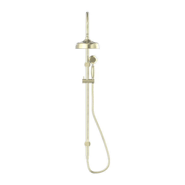Nero York Twin Shower With Metal Hand Shower Aged Brass - NR69210502AB