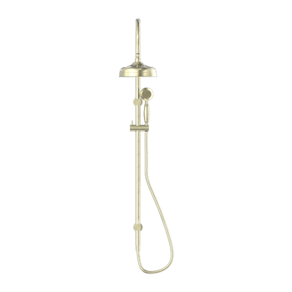 Nero York Twin Shower With Metal Hand Shower Aged Brass - NR69210502AB