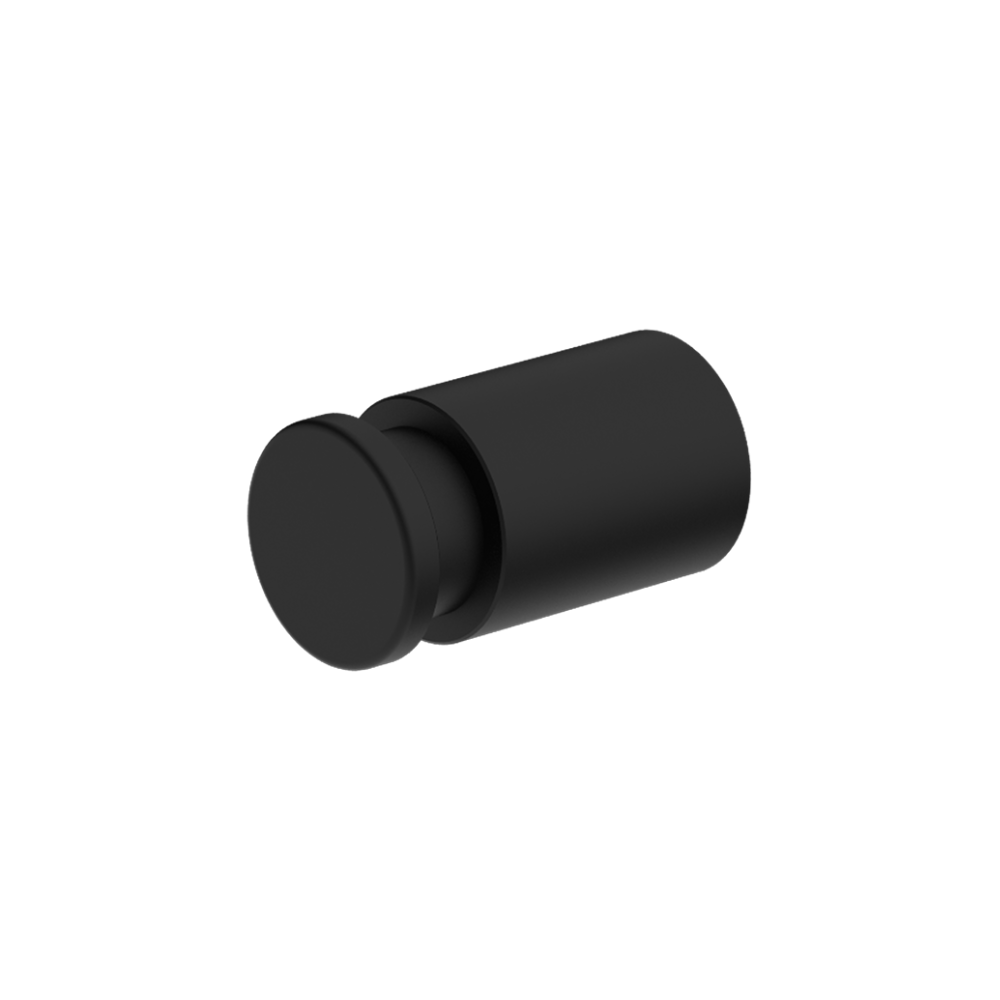 New Mecca Robe Hook Matte Black - NR2382MB