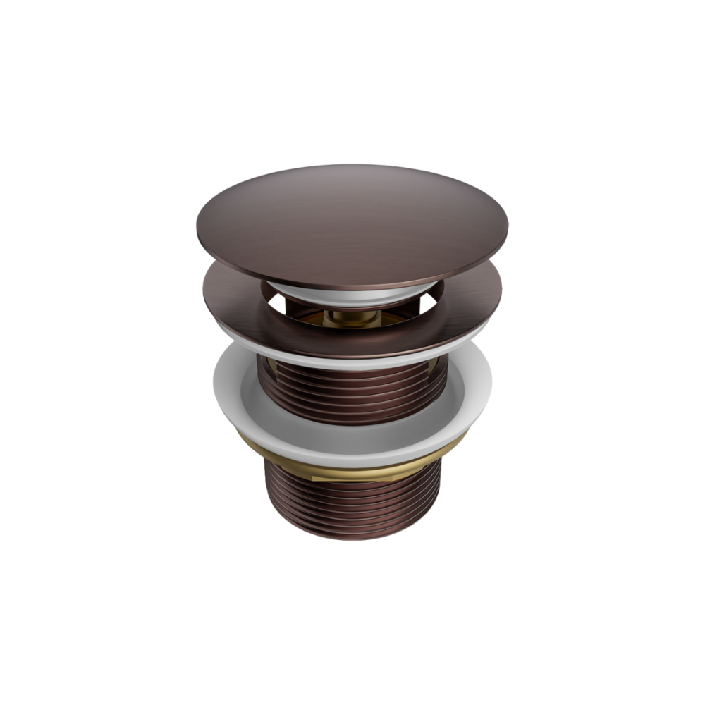 Pop Up Bath Waste 40mm With Overflow Brushed Bronze - NRA710BZ