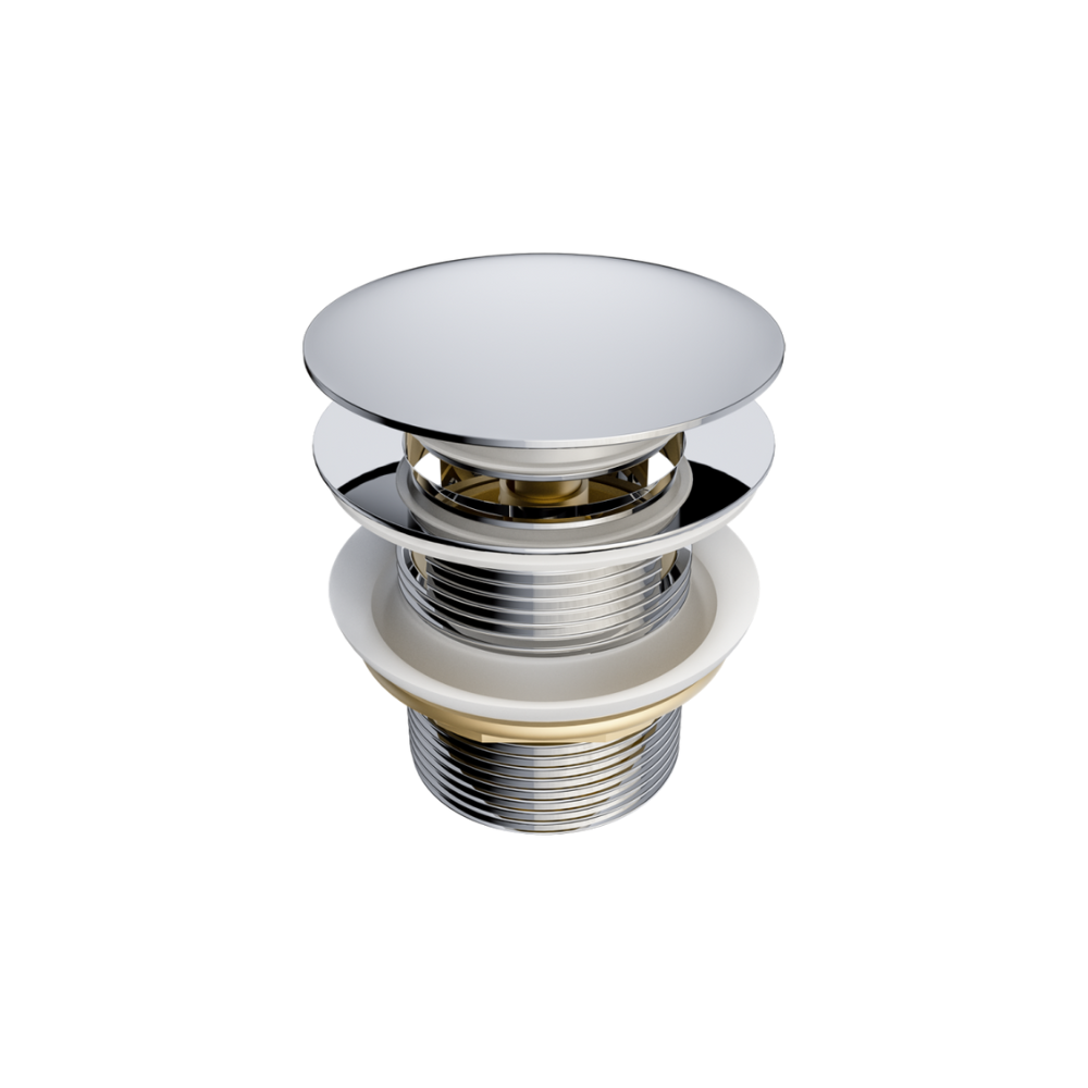 Pop Up Bath Waste 40mm With Overflow Chrome - NRA710CH