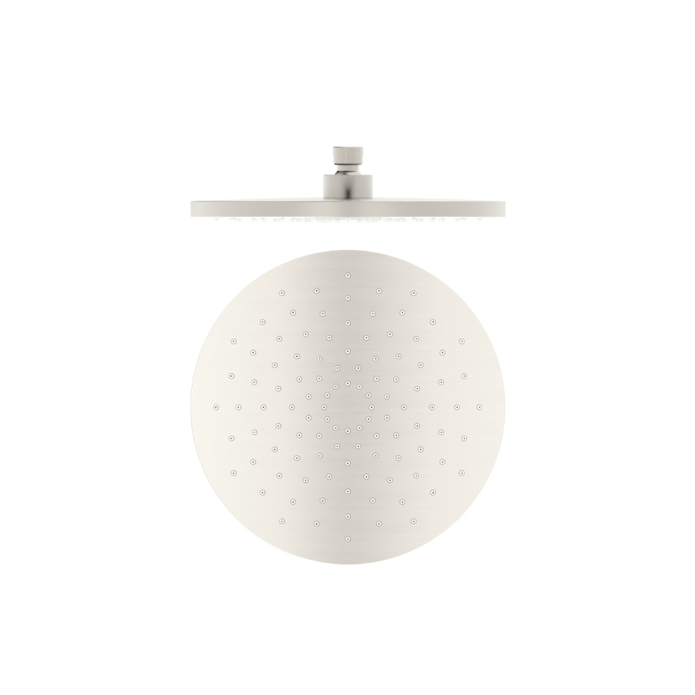 Round 250mm ABS Shower Head Brushed Nickel - NR508088BN