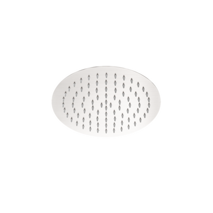 ROUND 250MM  STAINLESS STEEL SHOWER HEAD 4 STAR RATING BRUSHED NICKEL