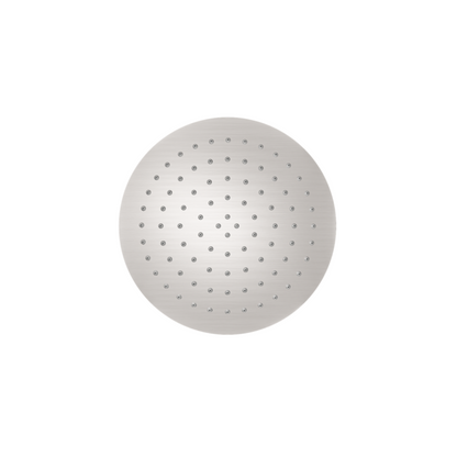 Round 250mm Stainless Steel Shower Head 4 Star Rating Brushed Nickel - NR507036BN