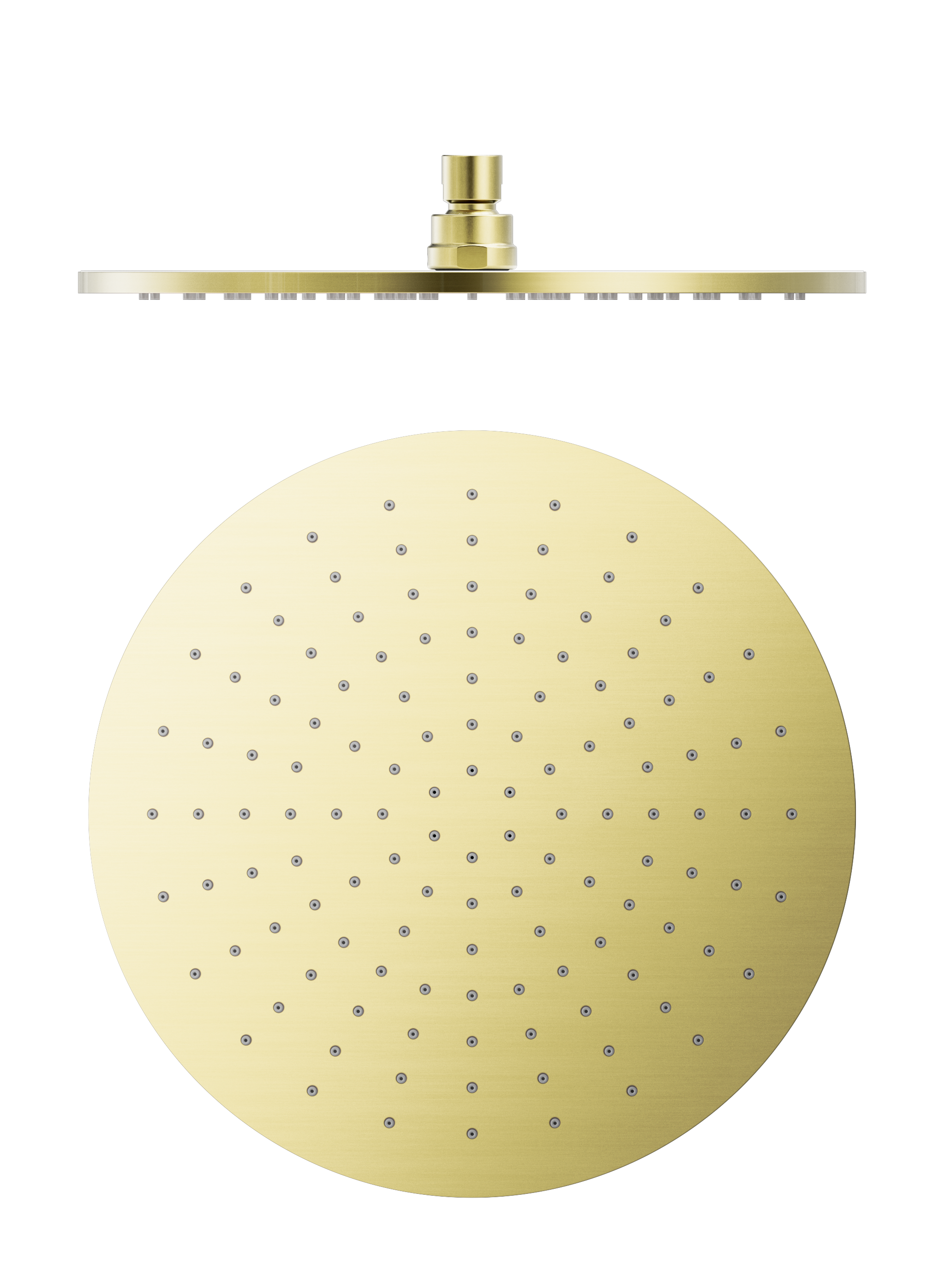 ROUND 300MM  SHOWER HEAD BRUSHED GOLD