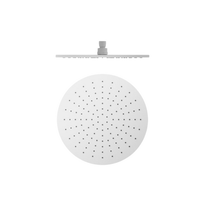 Round 300mm Shower Head Matte White - NRROA1202MW