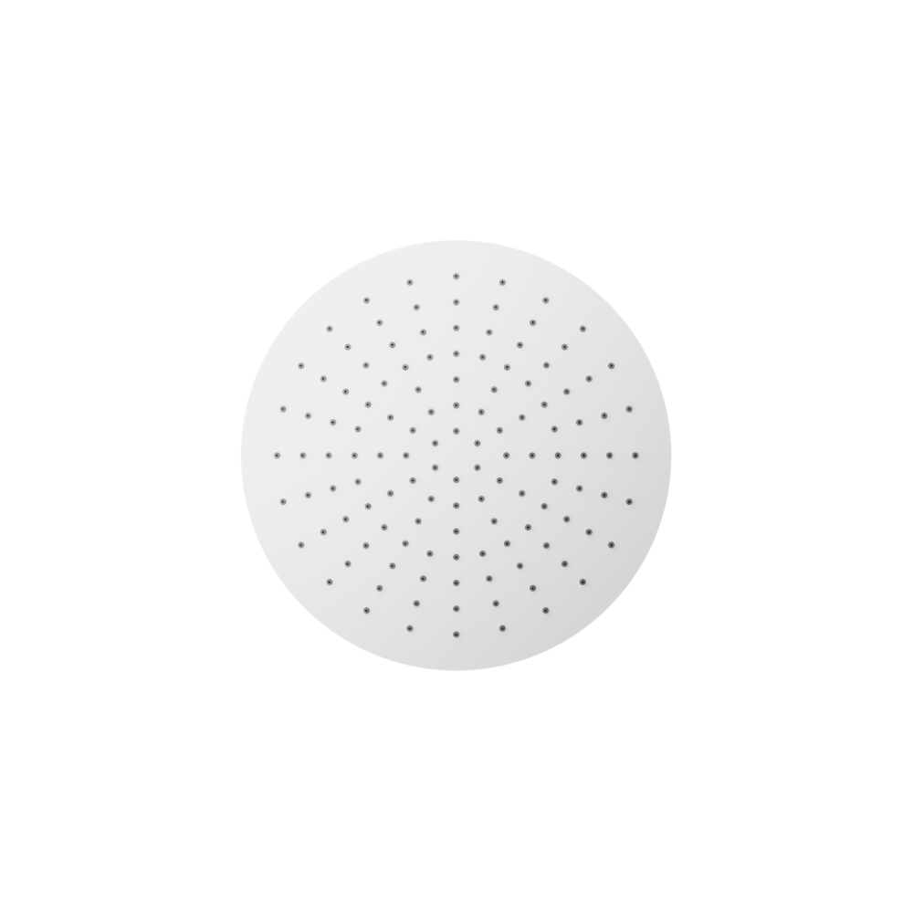 ROUND 300MM SHOWER HEAD MATTE WHITE