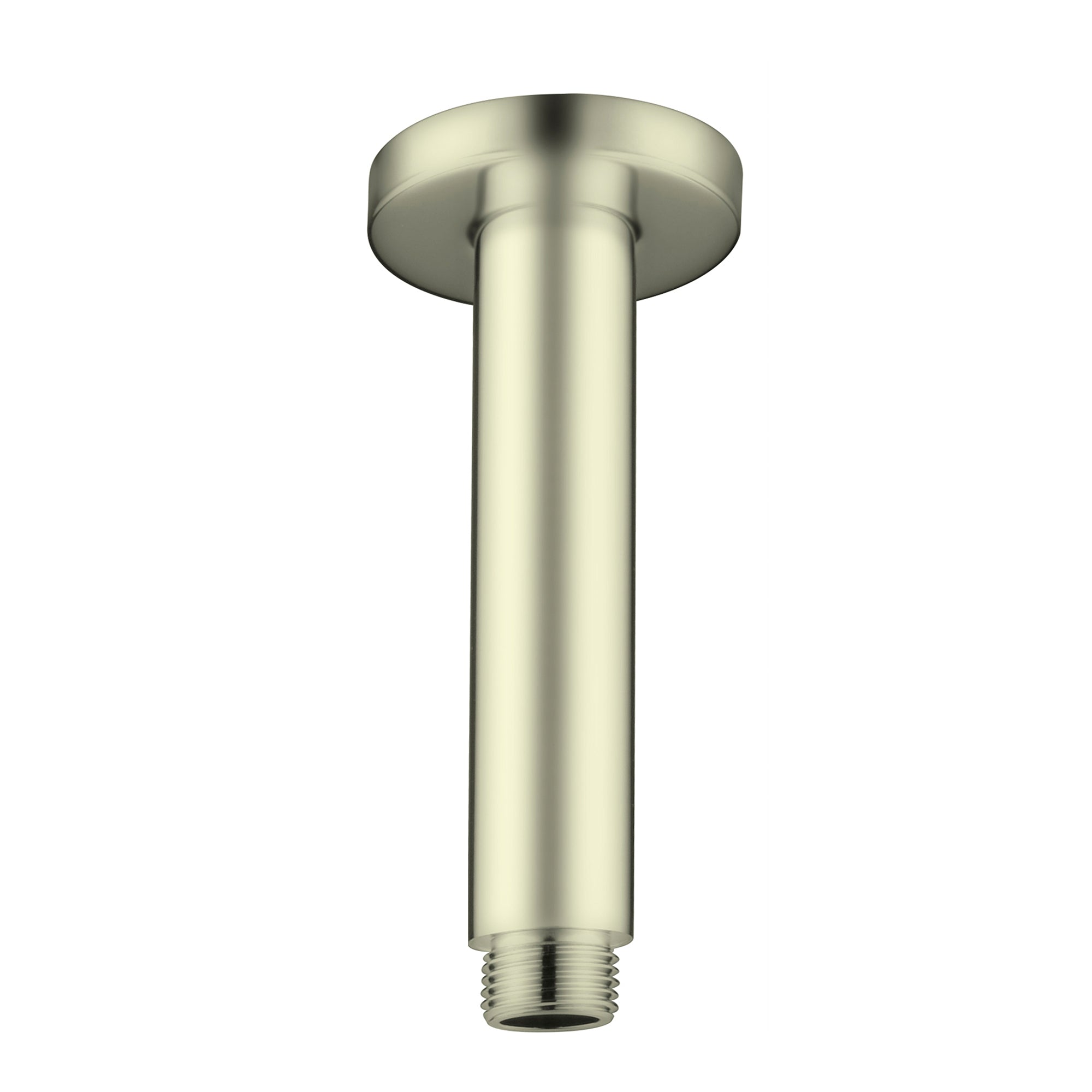 ROUND CEILING ARM 100MM LENGTH BRUSHED GOLD
