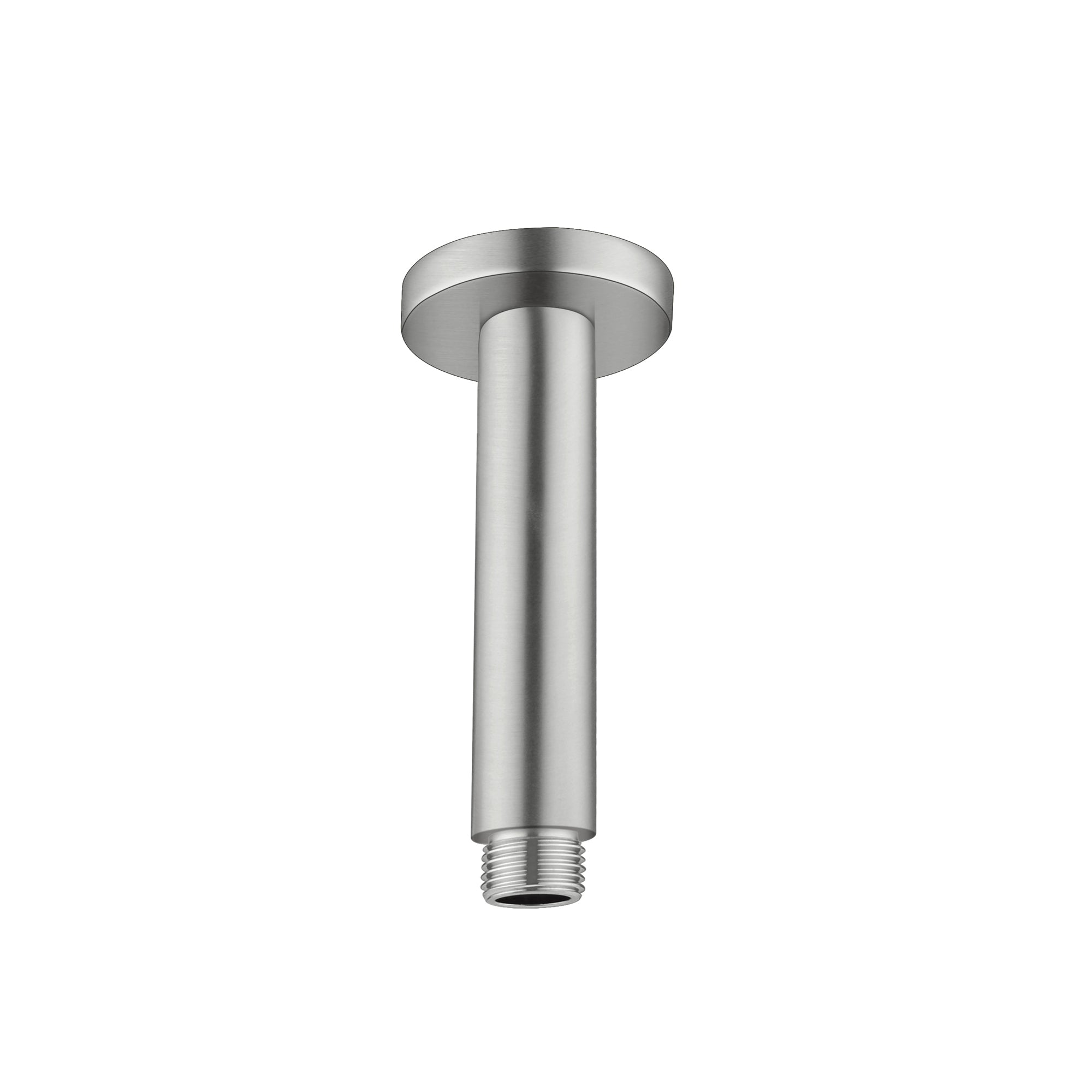ROUND CEILING ARM 100MM LENGTH BRUSHED NICKEL