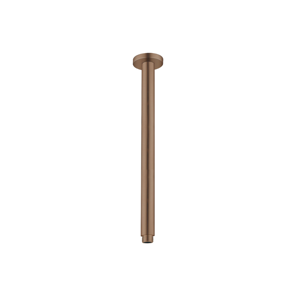 Round Ceiling Arm 300mm Length Brushed Bronze - NR503300BZ