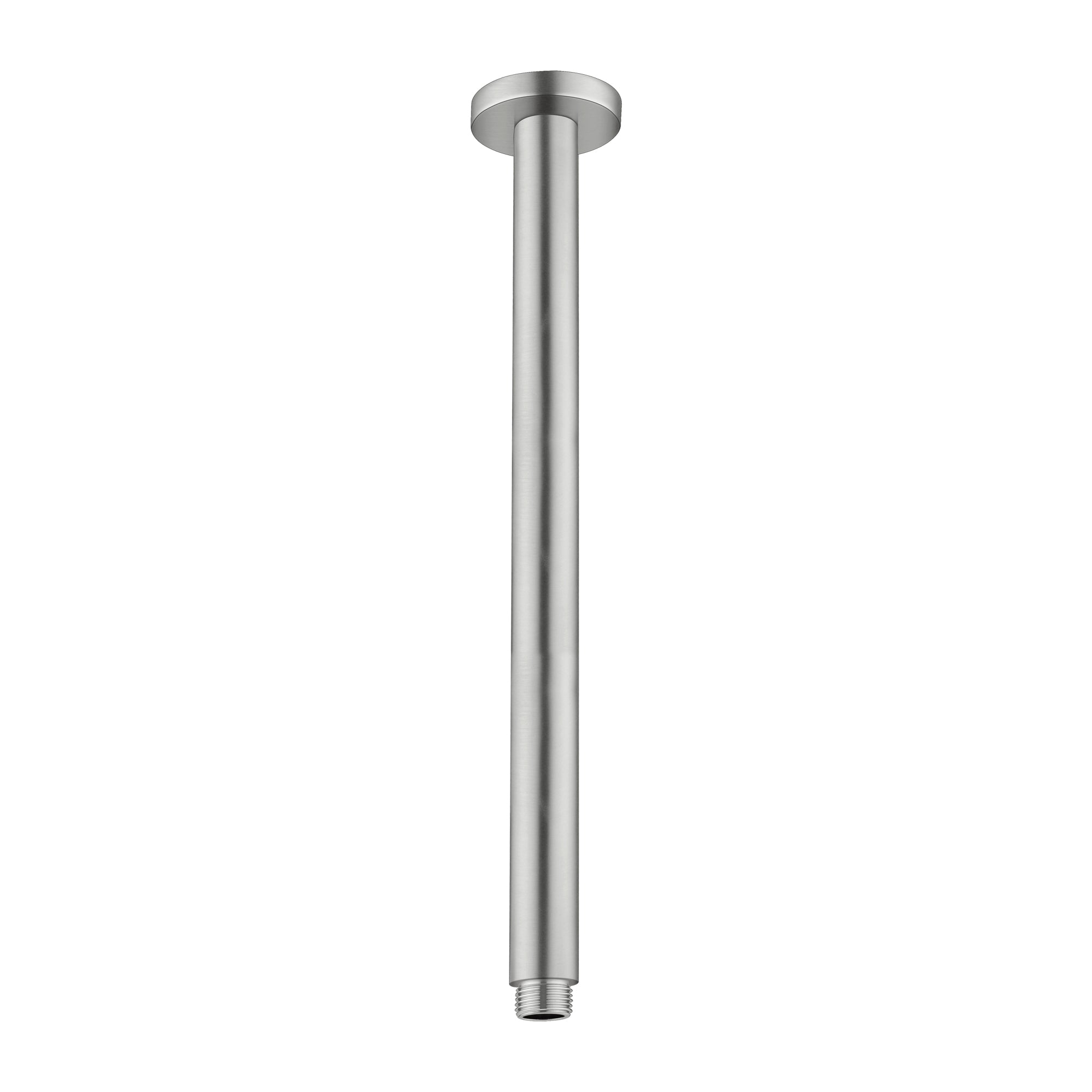 ROUND CEILING ARM 300MM LENGTH BRUSHED NICKEL