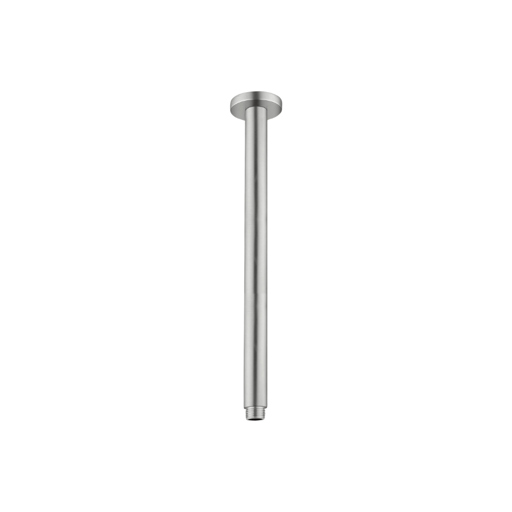 Round Ceiling Arm 300mm Length Brushed Nickel - NR503300BN