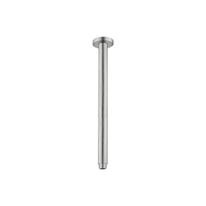 Round Ceiling Arm 300mm Length Brushed Nickel - NR503300BN