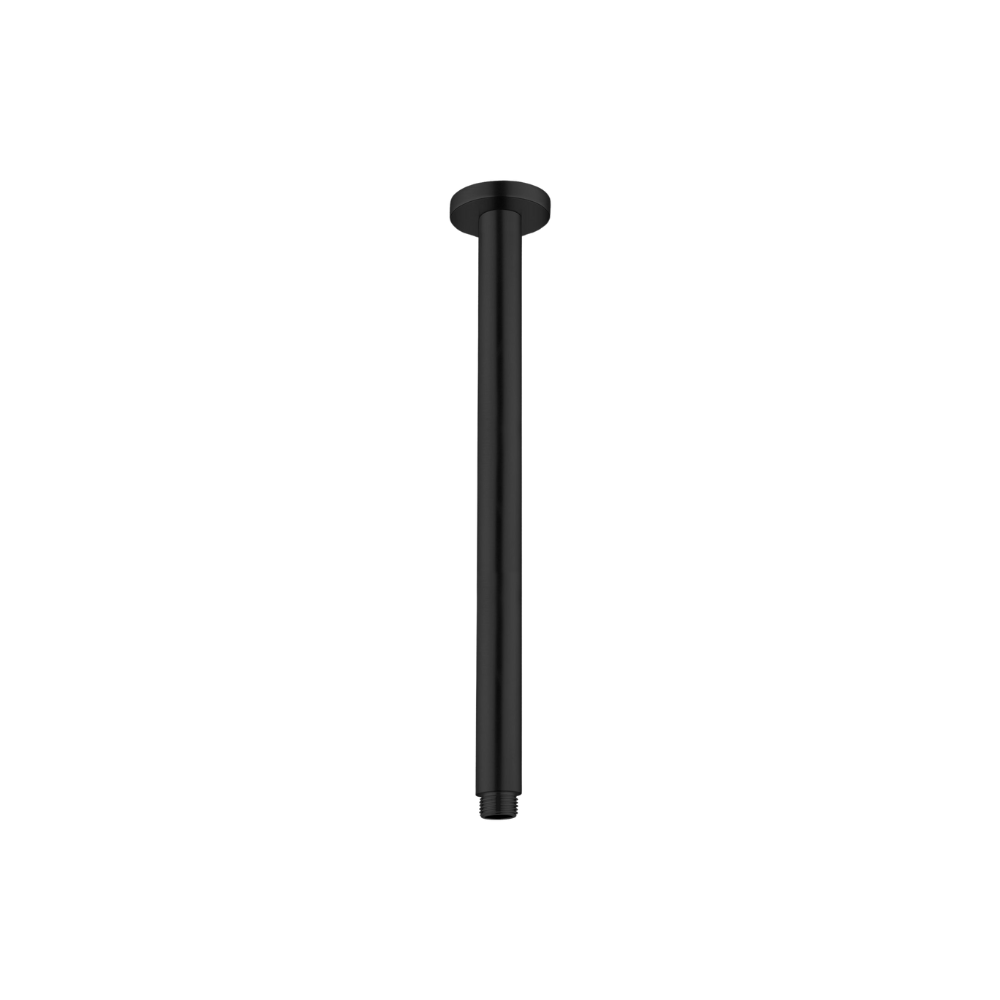 Round Ceiling Arm 300mm Length Matte Black - NR503300MB