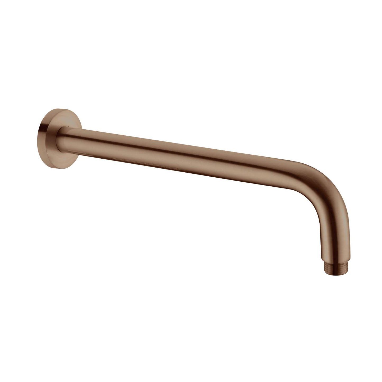 Round Shower Arm 330mm Length Brushed Bronze - NR502BZ