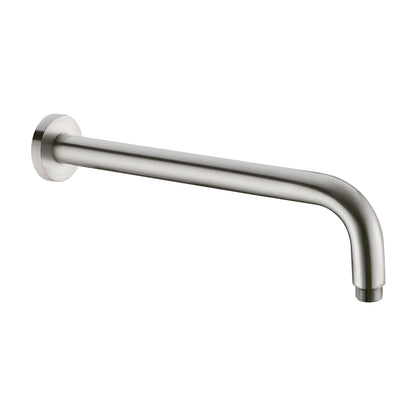 ROUND SHOWER ARM 330MM LENGTH BRUSHED NICKEL