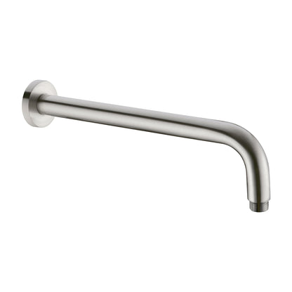 Round Shower Arm 330mm Length Brushed Nickel - NR502BN