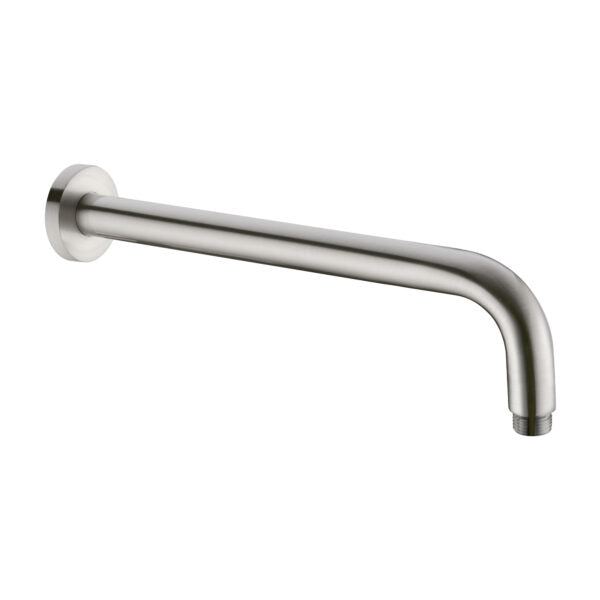 ROUND SHOWER ARM 500MM LENGTH BRUSHED NICKEL