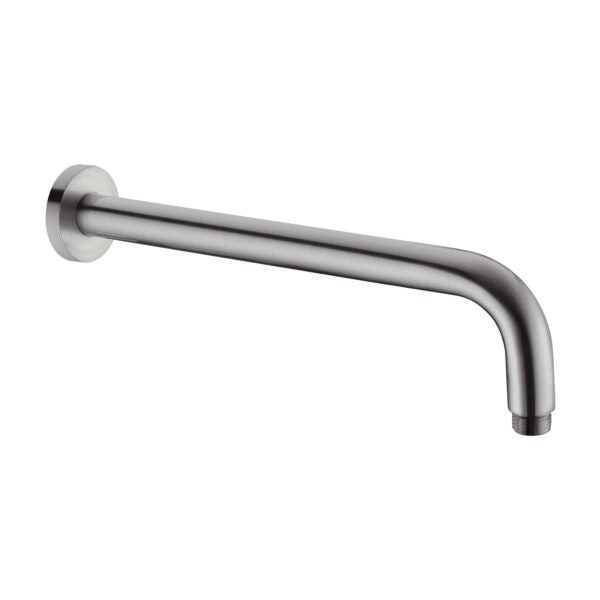 ROUND SHOWER ARM 500MM LENGTH GUN METAL