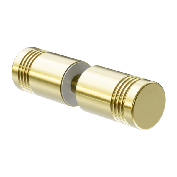 ROUND SHOWER KNOB BRUSHED GOLD