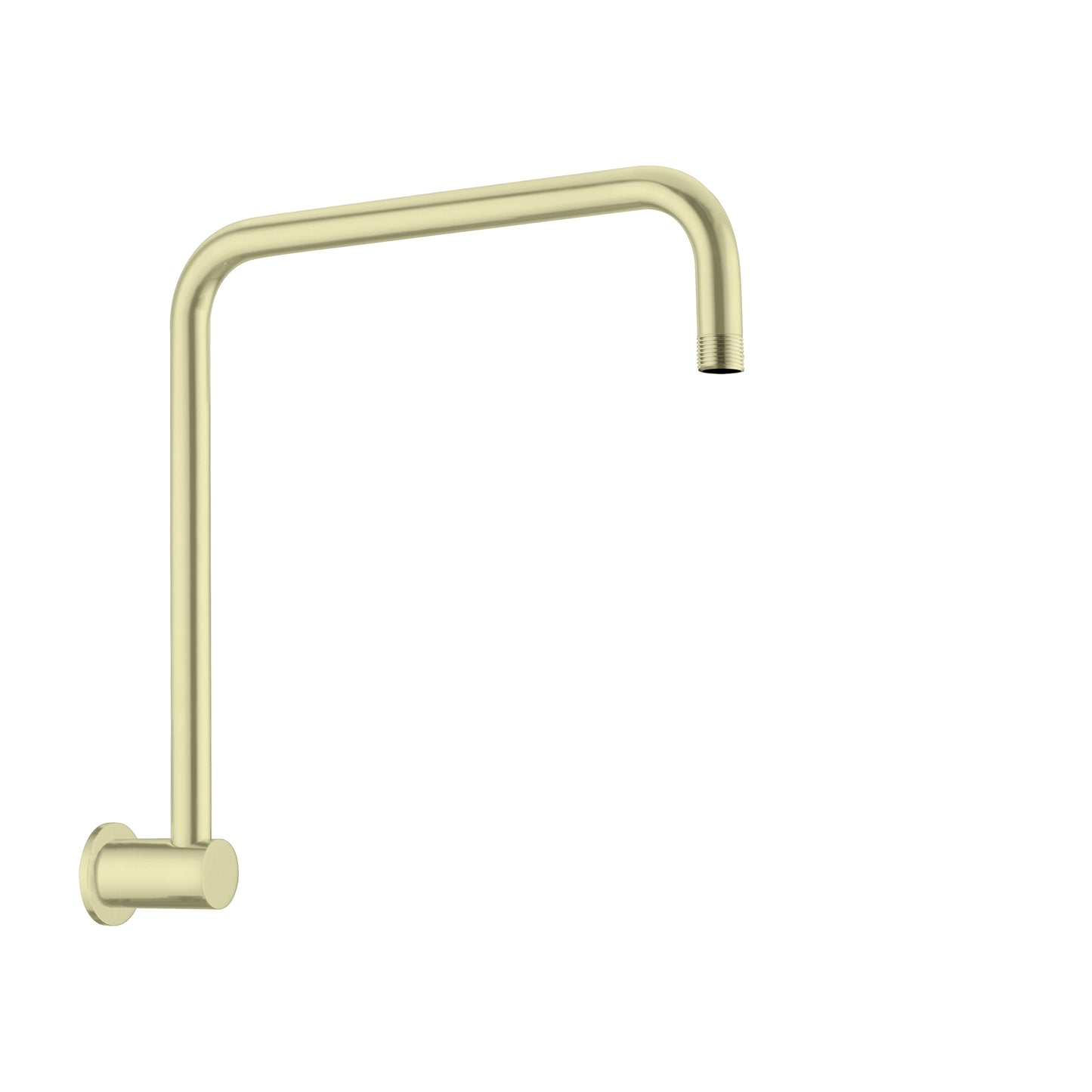 Round Swivel Shower Arm Brushed Gold - NR506BG