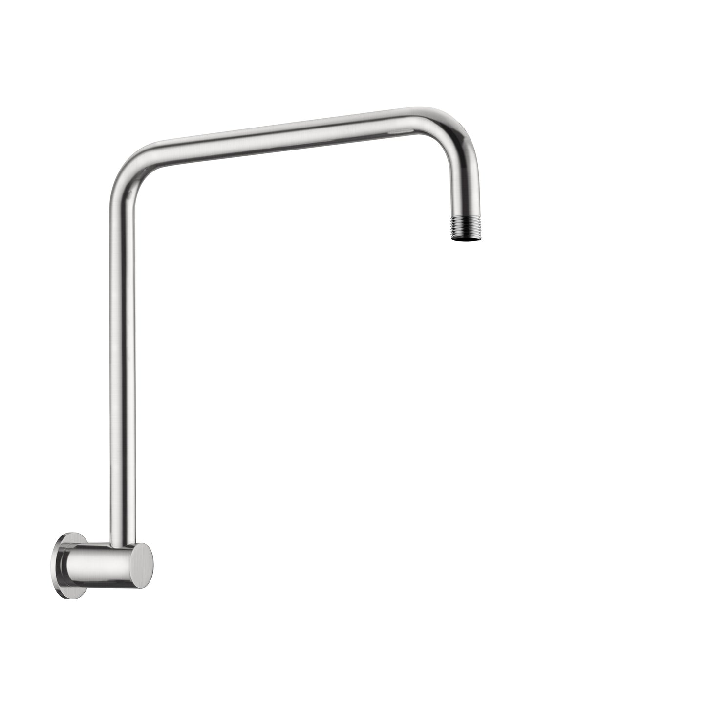 ROUND SWIVEL SHOWER ARM BRUSHED NICKEL