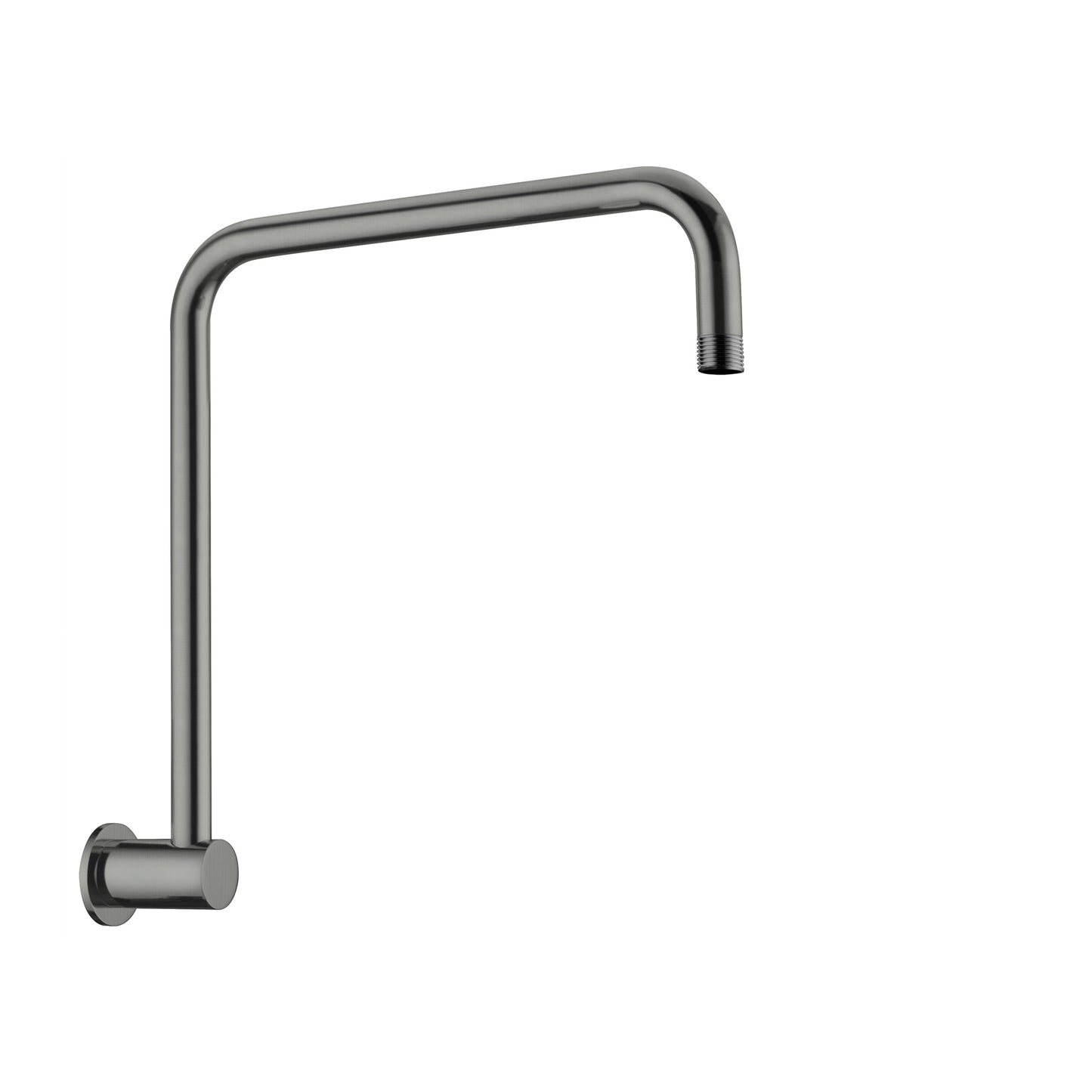 ROUND SWIVEL SHOWER ARM GUN METAL