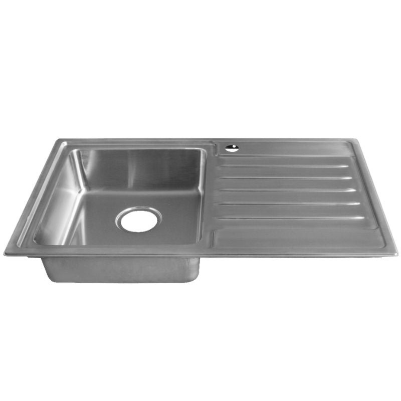 Sink & Drainer Care Single - Left Hand Bowl - LAB20-145-LHB