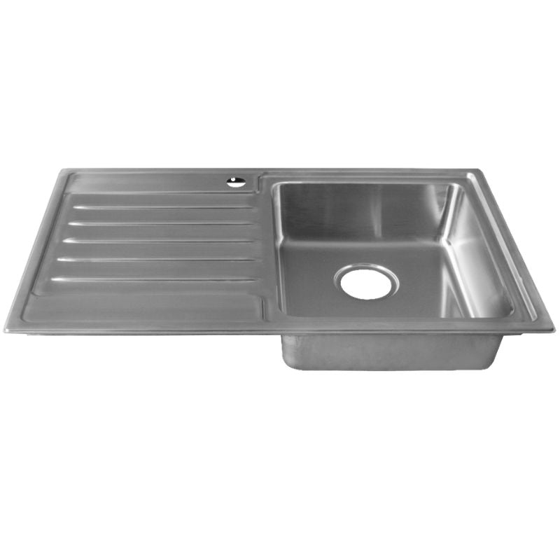 Sink & Drainer Care Single - Right Hand Bowl - LAB20-145-RHB