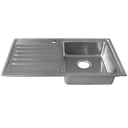 Sink & Drainer Care Single - Right Hand Bowl - LAB20-145-RHB