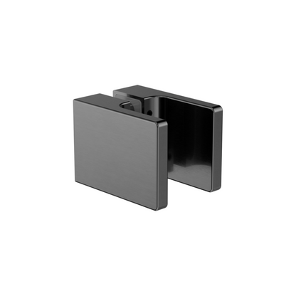 SQUARE SHOWER KNOB HANDLE GUN METAL