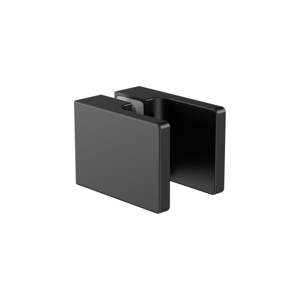 SQUARE SHOWER KNOB HANDLE MATTE BLACK