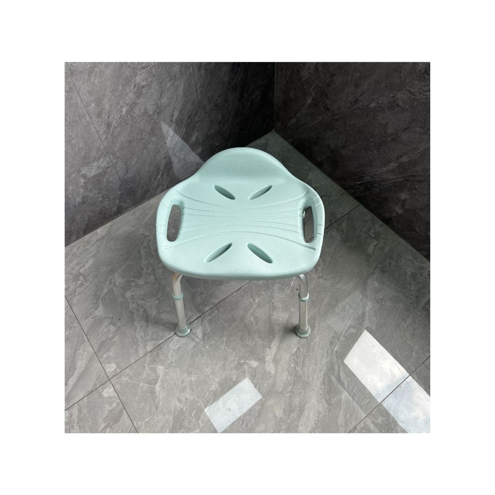Shower Stool with Handles and Adjustable Legs - S03C2