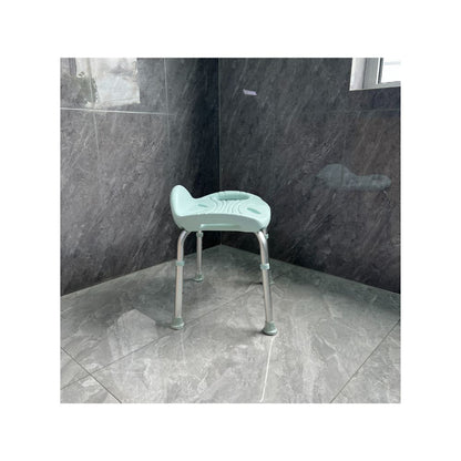 Shower Stool with Handles and Adjustable Legs - S03C2