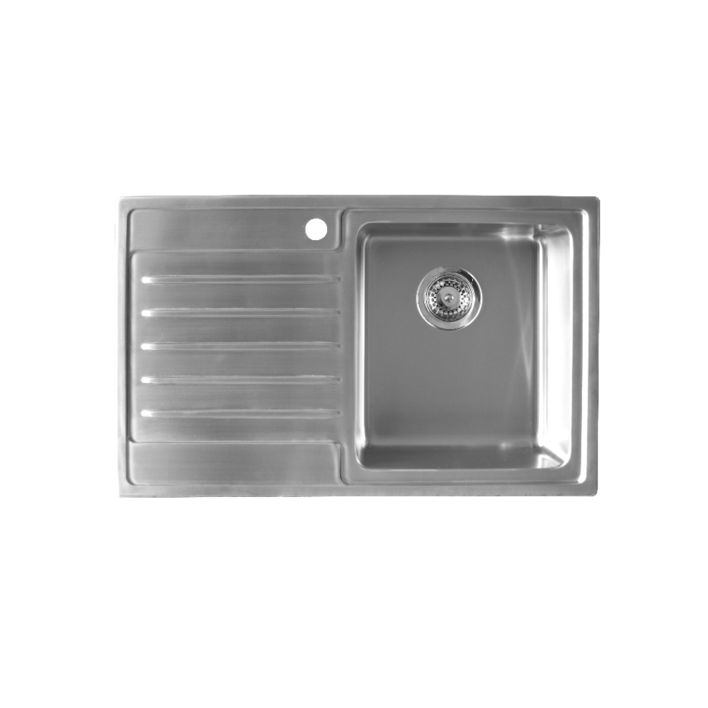 Sink & Drainer Care Single - Right Hand Bowl - LAB20-145-RHB