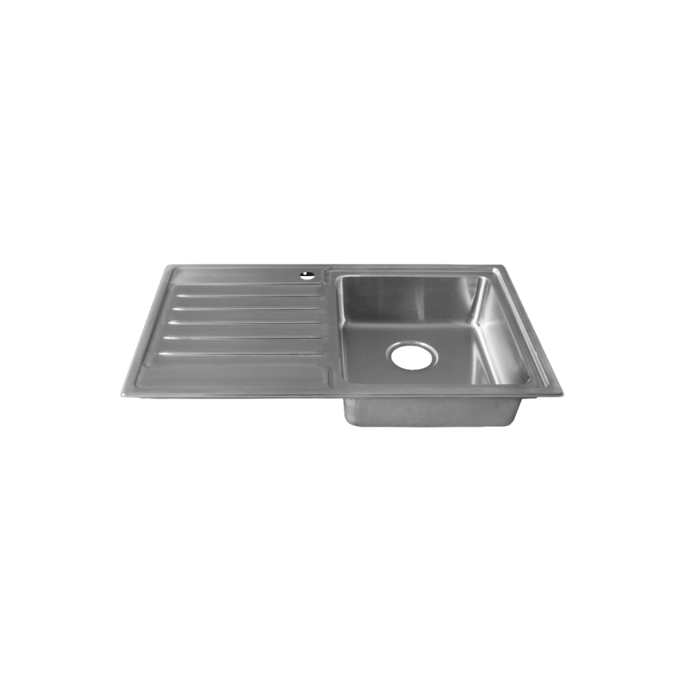 Sink & Drainer Care Single - Right Hand Bowl - LAB20-145-RHB