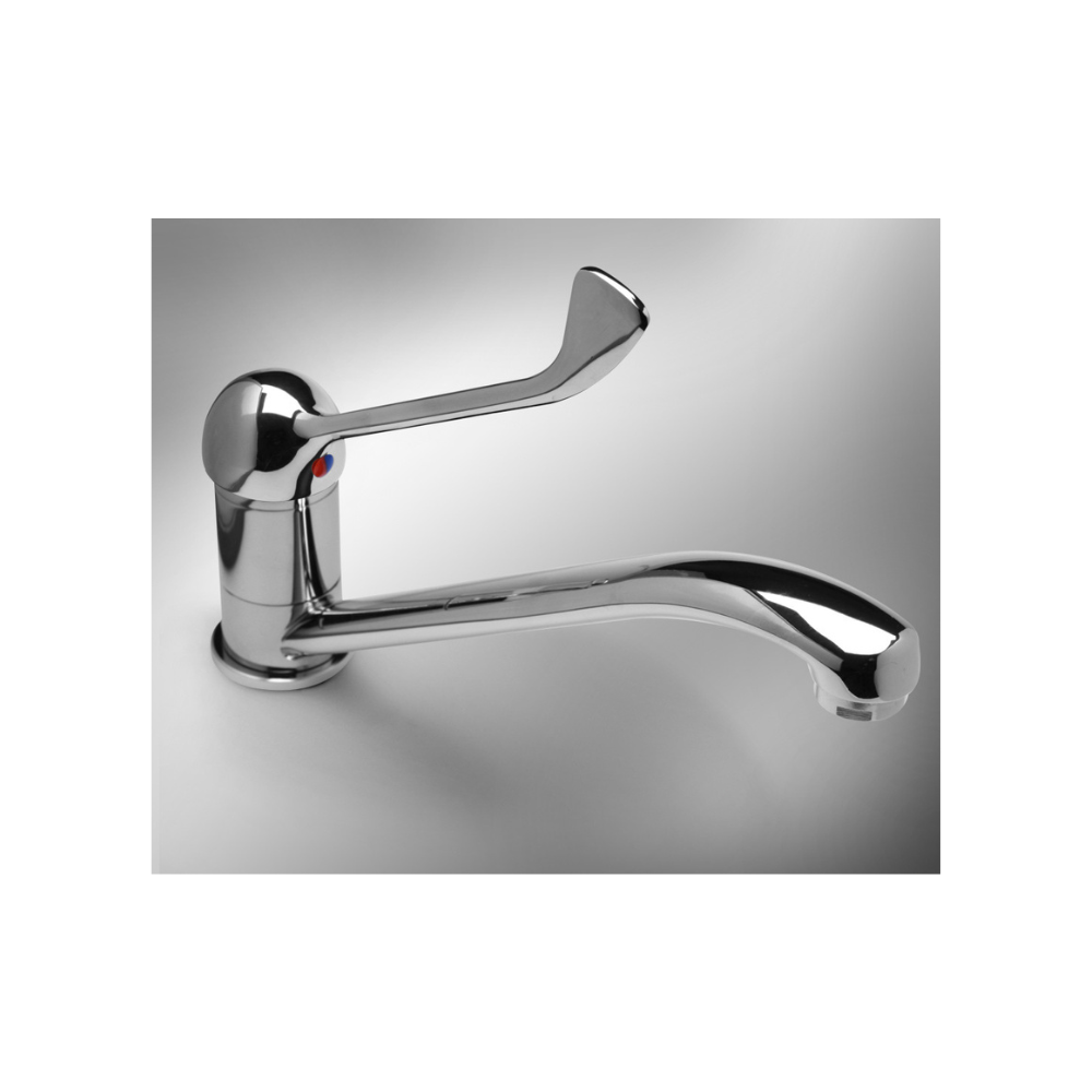 Standard Sink Mixer with Medical Handle Chrome - ALS-41303-R167MED