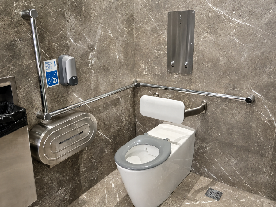 Sydney Airport Terminals - Delivering Stylish Accessible Bathroom Solutions